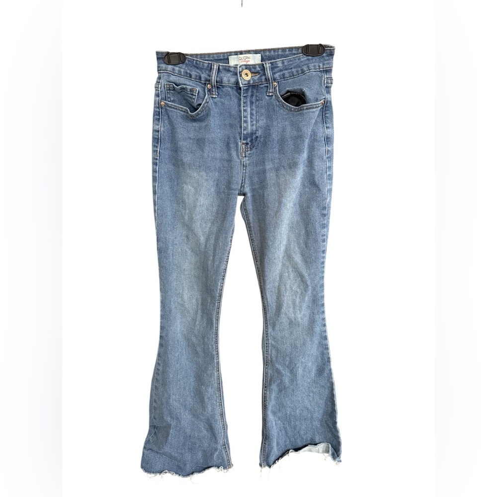 Stylish Blue Flare Women's Jeans - Picture 1 of 4